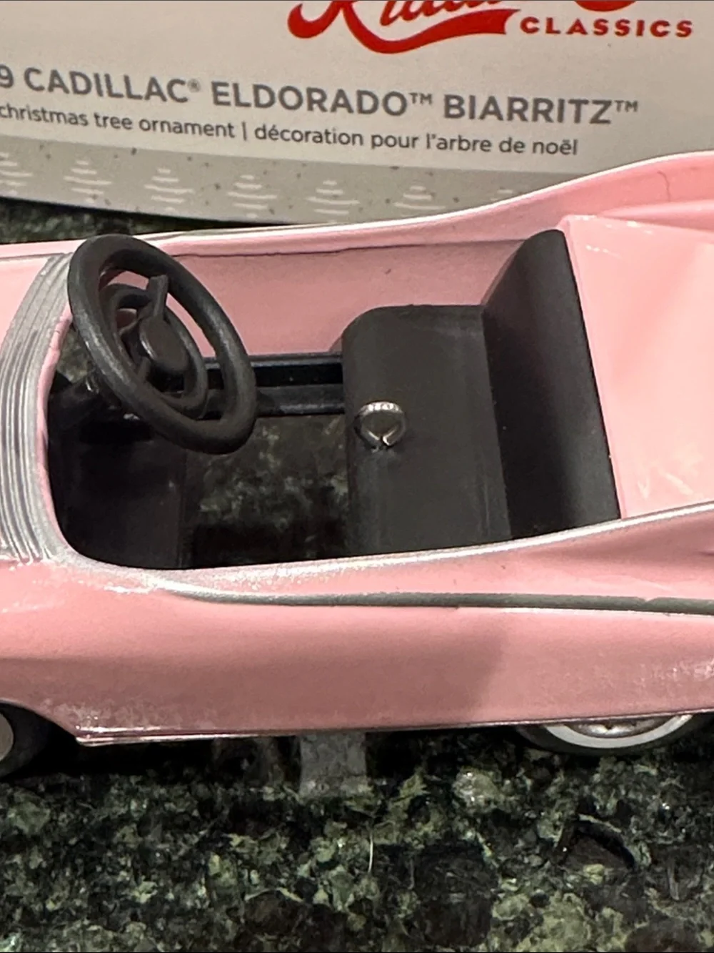 Hallmark keepsake 1959 Cadillac eldorado Biarritz Christmas tree ornament w box